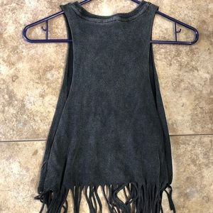 Fringe crop top